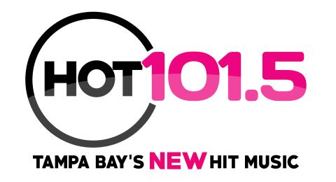 HOT 101.5 - Tampa Bay's NEW Hit Music Logo
